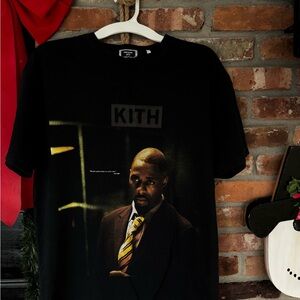 KITH X THE WIRE Black Graphic T-Shirt